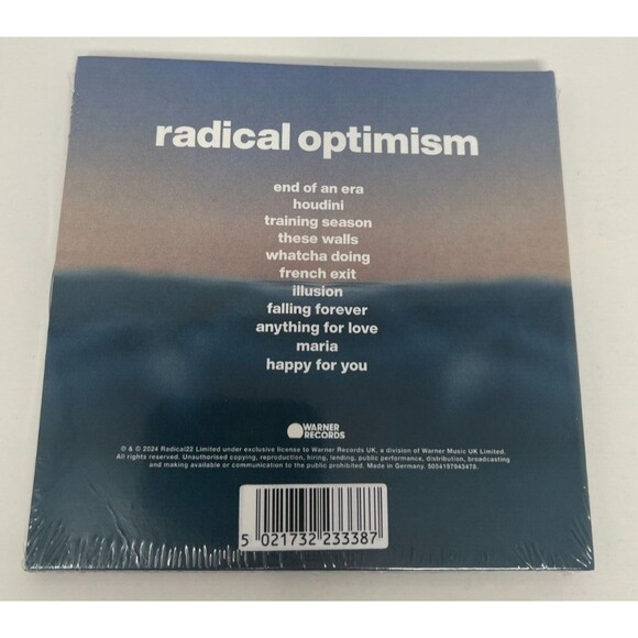 Dua Lipa - Radical Optimism Lenticular CD Signed Insert Autographed In Hand - Picture 5 of 10